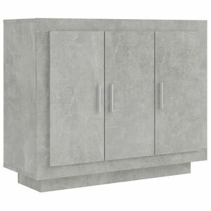 vidaXL betonszürke szerelt fa tálalóasztal 92 x 35 x 75 cm kép