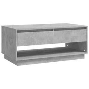 vidaXL betonszürke forgácslap dohányzóasztal 102, 5 x 55 x 44 cm kép