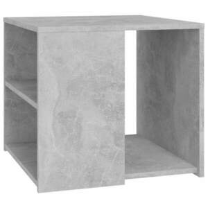 vidaXL betonszürke forgácslap kisasztal 50 x 50 x 45 cm kép