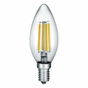 Meleg színű LED izzó E14, 4 W Kerze – Trio kép