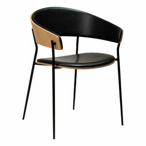 Fekete bőrutánzat fotel Crib – DAN-FORM Denmark kép