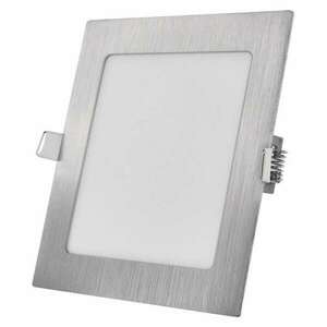 LED süllyesztett lámpatest NEXXO, négyzet, ezüst, 12W, CCT kép