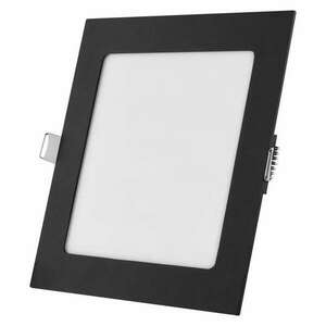 LED süllyesztett lámpatest NEXXO, négyzet, fekete, 12W, CCT kép