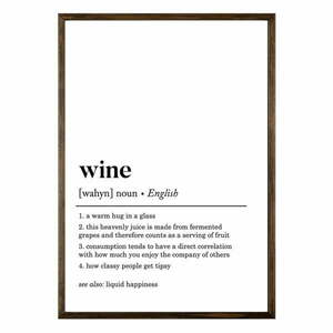 Poszter 50x70 cm Wine – Wallity kép