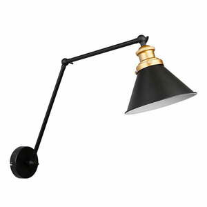 Fekete fém fali lámpa Fundo – Candellux Lighting kép