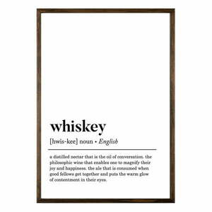 Poszter 50x70 cm Whiskey – Wallity kép