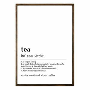 Poszter 50x70 cm Tea – Wallity kép