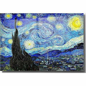 Üveg kép 100x70 cm Vincent van Gogh – Wallity kép