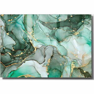 Üveg kép 70x50 cm Turquoise – Wallity kép