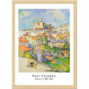 Keretezett poszter 35x45 cm Paul Cézanne – Wallity kép
