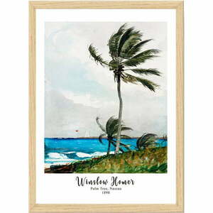 Keretezett poszter 55x75 cm Winslow Homer – Wallity kép