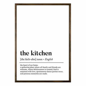 Keretezett poszter 50x70 cm Kitchen – Wallity kép