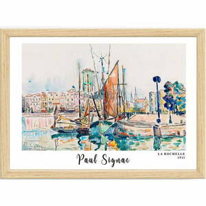 Keretezett poszter 45x35 cm Paul Signac – Wallity kép