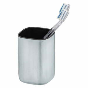 Matt ezüstszínű rozsdamentes acél fogkefetartó pohár Alassio – Wenko kép