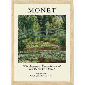 Keretezett poszter 35x45 cm Claude Monet – Wallity kép
