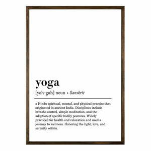 Poszter 50x70 cm Yoga – Wallity kép