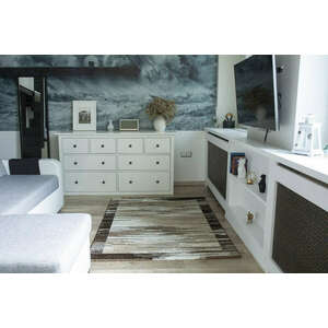 Madrid H703A_FMA67 barna modern mintás szőnyeg 200x290 cm kép
