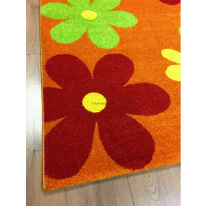 Trendy Kids Narancs virágos D236A szőnyeg 200x280 cm kép