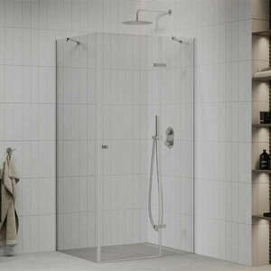 Mexen Roma 80x90 aszimmetrikus szögletes nyílóajtós zuhanykabin 6... kép