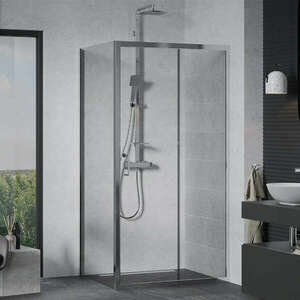 Mexen Apia 140x90 aszimmetrikus szögletes tolóajtós zuhanykabin 5... kép
