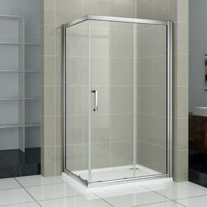 AQUATREND ZENX 632 100x100 szögletes tolóajtós zuhanykabin 6 mm v... kép