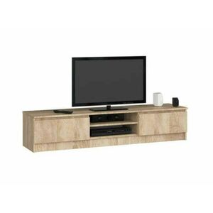 TV állvány 160 cm - Akord Furniture - sonoma tölgy kép