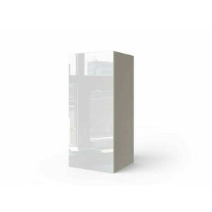 Salas 03 Magasfényű 9 modul Nappali fali bútorszett Fehér kép