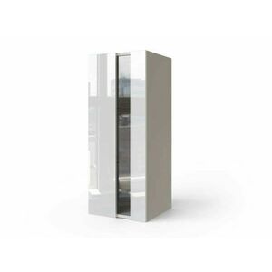 Salas 05 Magasfényű 6 modul Nappali fali bútorszett Fehér kép