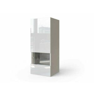 Salas 10 Magasfényű 5 modul Nappali fali bútorszett Fehér kép