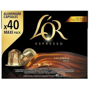 L'OR Espresso Colombia 40 kapszula - kompatibilis a Nespresso® kávéfőzőkkel kép
