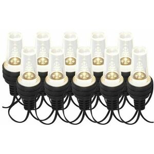 EMOS LED fénylánc - 10x party izzó, 4, 5 m, beltéri és kültéri, hideg fehér kép