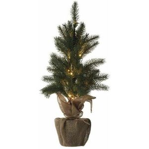 EMOS LED karácsonyfa, 52 cm, 3x AA, beltéri, meleg fehér, időzítővel kép