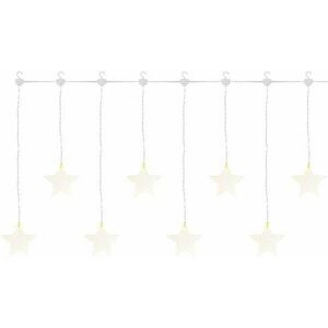 EMOS LED karácsonyi függöny - csillagok, 45x84 cm, beltéri és kültéri, meleg fehér kép