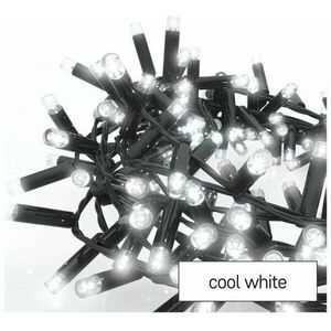 EMOS Profi LED csatlakozó lánc fekete - süni, 3 m, kül- és beltéri, hideg fehér kép