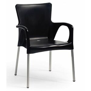 Műanyag szék ANA 84 x 57 x 51 cm fekete kép