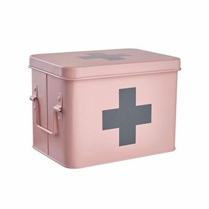 MEDIC gyógyszeres doboz, rózsaszín kép
