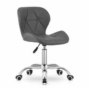 AVOLA szürke irodai szék eco bőrből kép