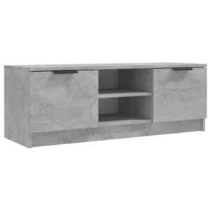 vidaXL betonszürke szerelt fa TV-szekrény 102 x 35 x 36, 5 cm kép