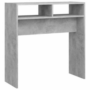 vidaXL betonszürke forgácslap tálalóasztal 78 x 30 x 80 cm kép