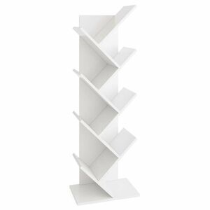 FMD fehér álló geometrikus könyvespolc kép