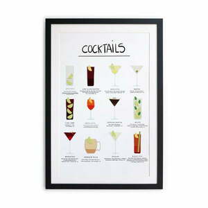 Cocktail keretezett poszter, 65 x 45 cm - Really Nice Things kép