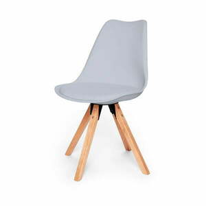 Gina 2 db szürke szék, bükkfa lábakkal - Bonami Essentials kép