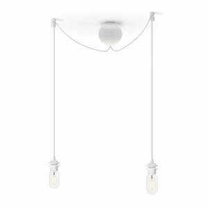 Cannonball fehér dupla függőkábel lámpabúrához - UMAGE kép