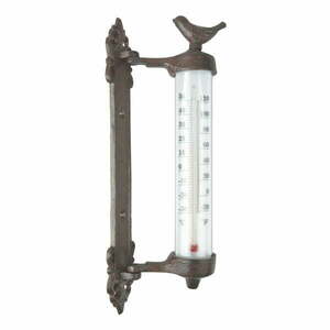 Dekor Bird öntöttvas fali hőmérő, magasság 27, 3 cm - Esschert Design kép