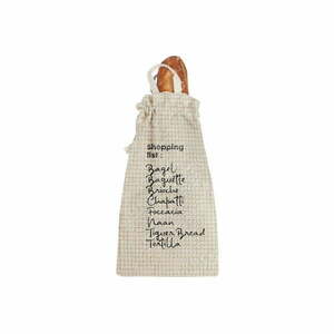 Bag Shopping szövet és lenkeverék kenyértartó zsák, magasság 42 cm - Really Nice Things kép