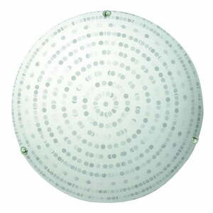 Fehér mennyezeti lámpa üveg búrával ø 30 cm Circle – Candellux Lighting kép