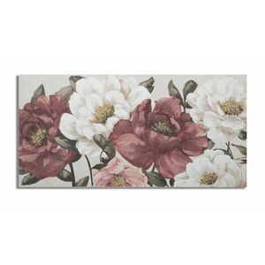 Vászon kép, pünkösdi rózsák, 120x60 cm púder, fehér - PIVOINES - Butopêa kép