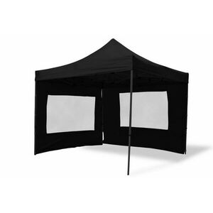 Összecsukható kerti sátor PROFI – fekete, 3 x 3 m kép