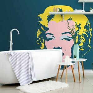 Tapéta Marilyn Monroe v pop art dizájnban kép