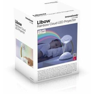 InnovaGoods Libow LED Rainbow Cloud projektor kép
